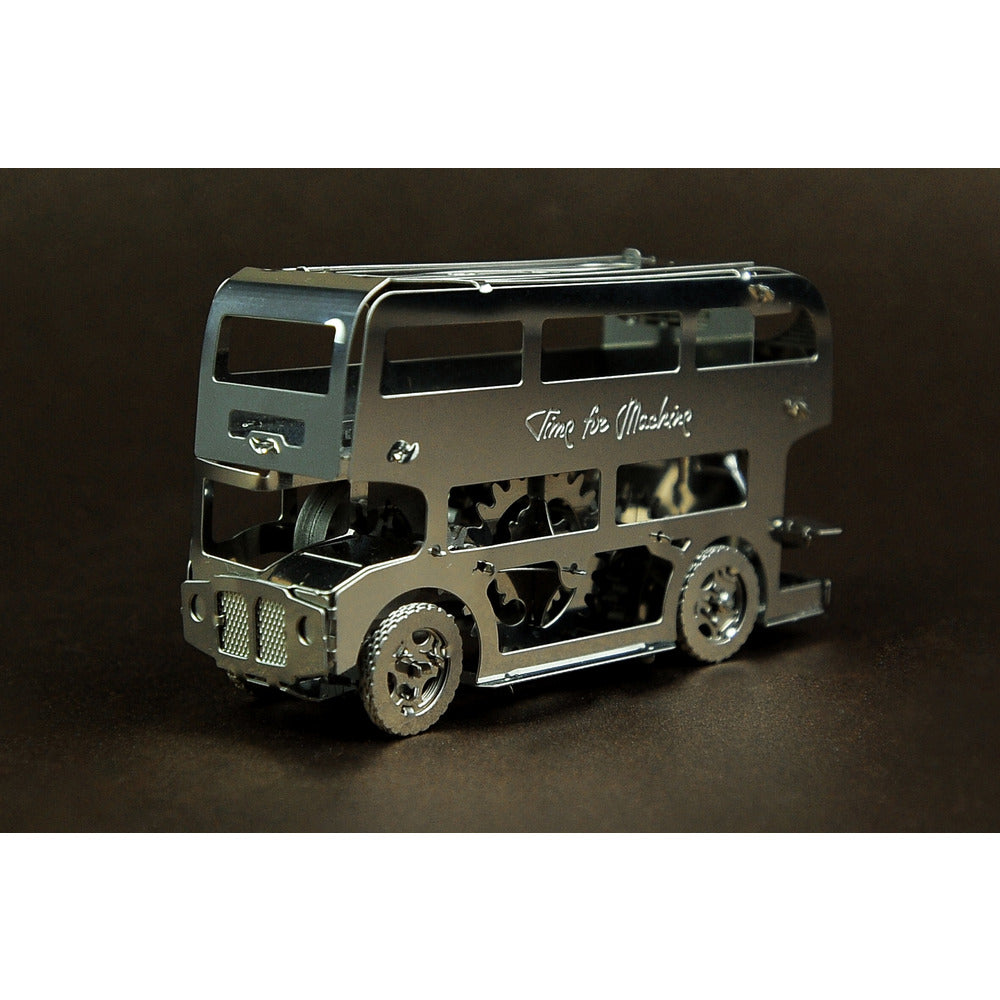Cute Double Decker - Bewegliches Busmodell aus Metall Bausatz