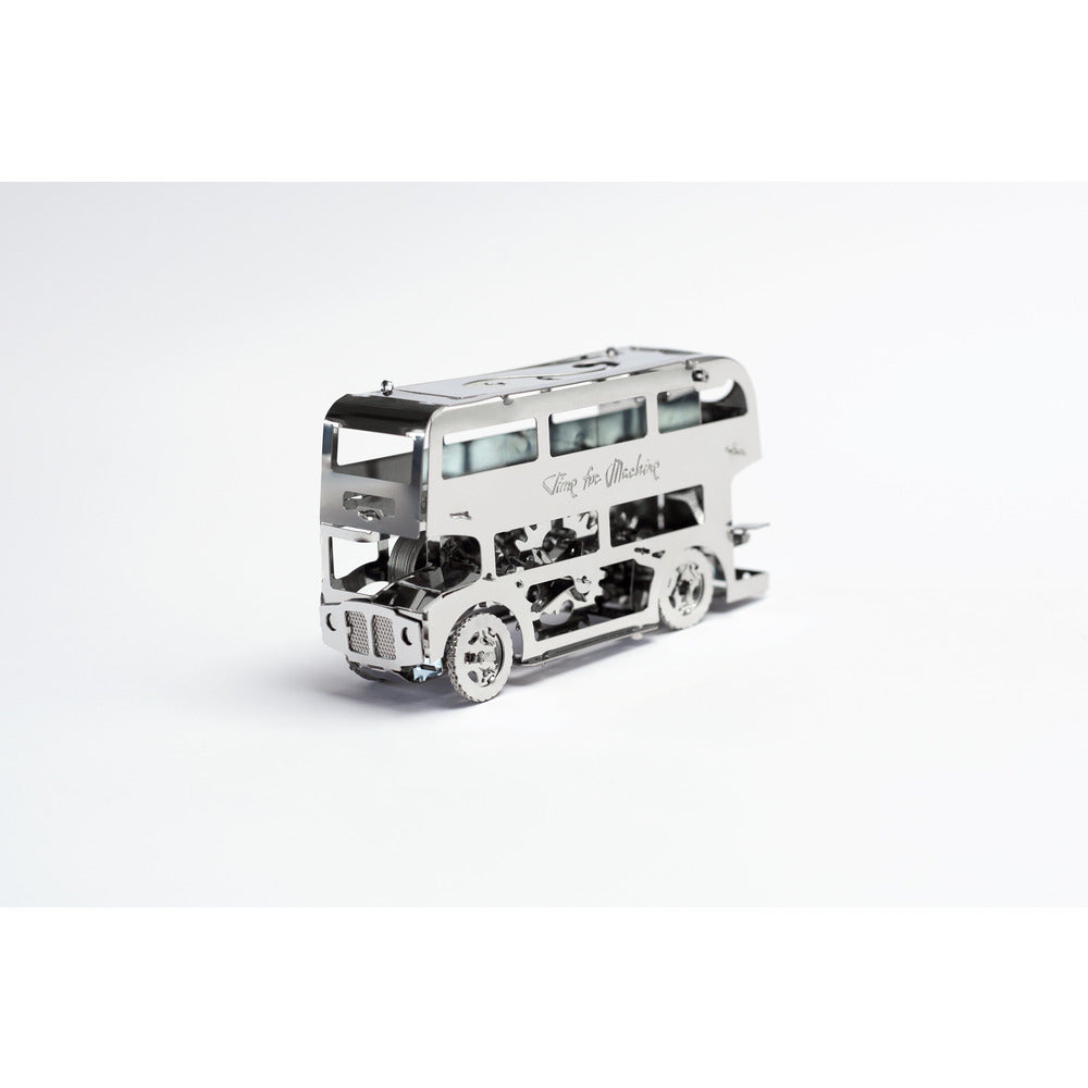 Cute Double Decker - Bewegliches Busmodell aus Metall Bausatz