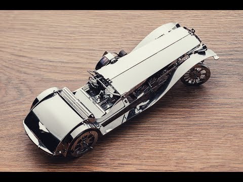 Glorious Cabrio - Funktionsmodell-Bausatz Oldtimer 3D-Puzzle DIY Metallbau