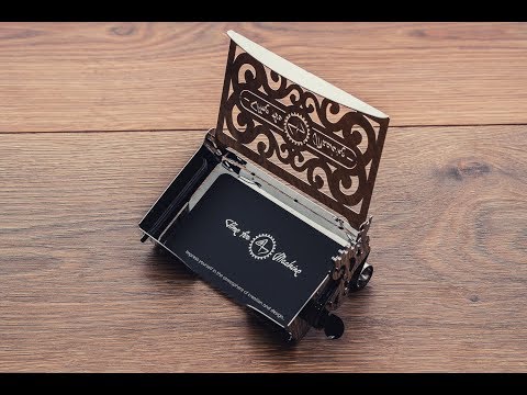 https://time4machine.de/products/perfecto-card-case Perfecto Card Case - mechanisches 3D Puzzle zum selber machen Visitenkartenetuis