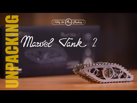 Marvel Tank - Bewegliches mechanisches Modell aus Stahl zur Selbstmontage